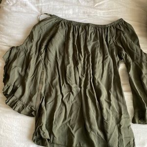 small arden b off the shoulder shirt